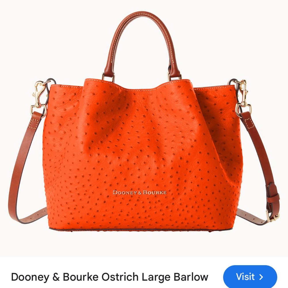 Dooney and Bourke Ostrich Large Barlow